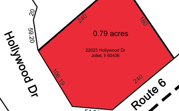 Pictures of Land property located at 22023 Hollywood Rd, Joliet, IL 60436 for sales - image #1