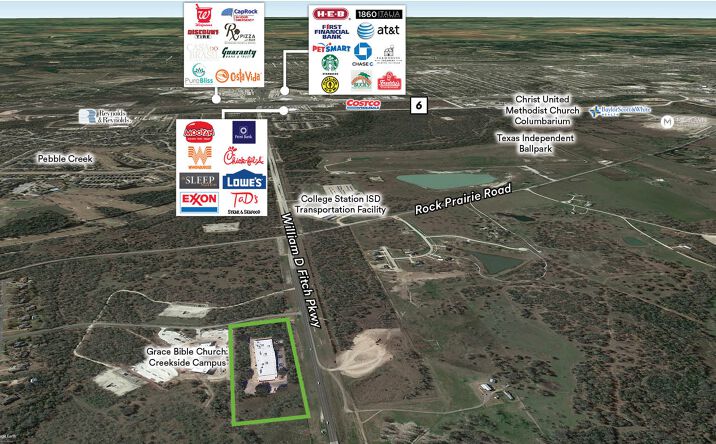 Pictures of Land property located at Williams Creek Drive & William D Fitch Parkway, College Station, TX 77845 for sales - image #1