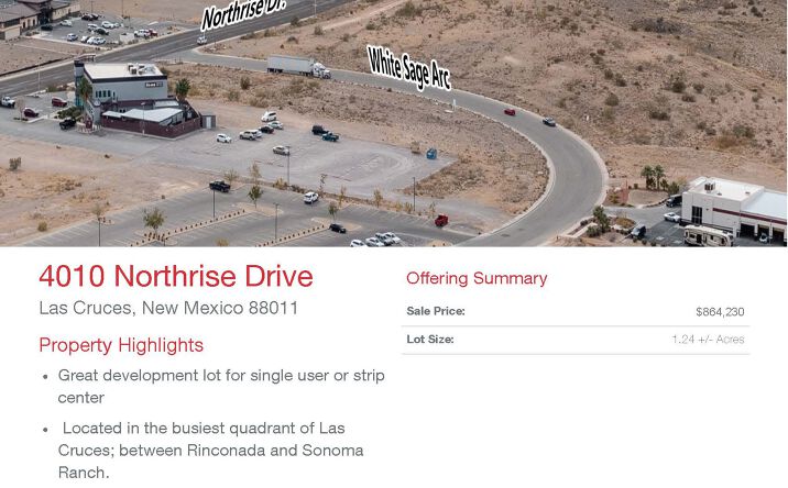 Pictures of Land property located at 4010 Northrise Dr, Las Cruces, NM 88011 for sales - image #1