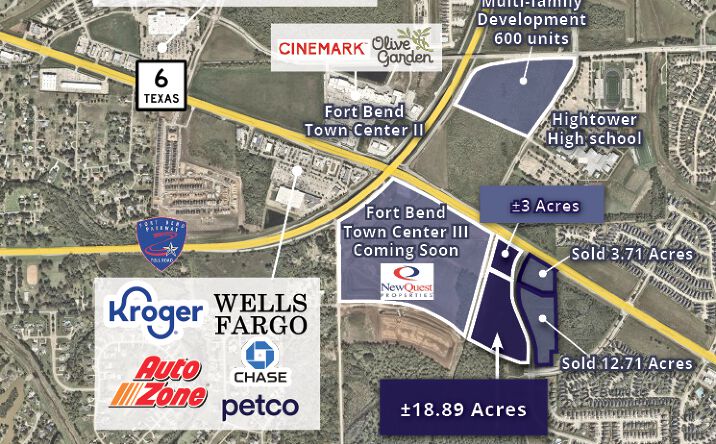 Pictures of Land property located at Hwy 6, Missouri City, TX 77459 for sales - image #1