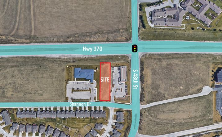 Pictures of Land, Retail property located at S 48th St & Hwy 370, Bellevue, NE 68123 for sales - image #1