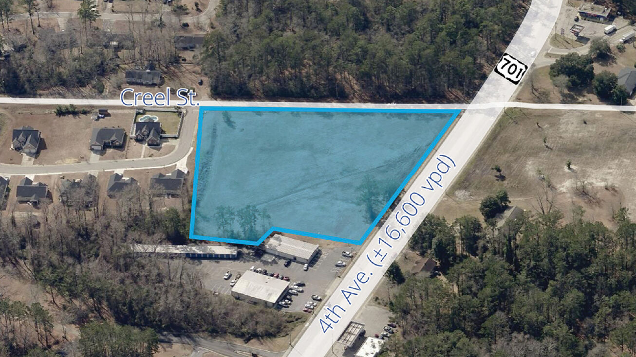2907 4th Ave, Conway, SC 29527 Land for Sale Corner of US701 and