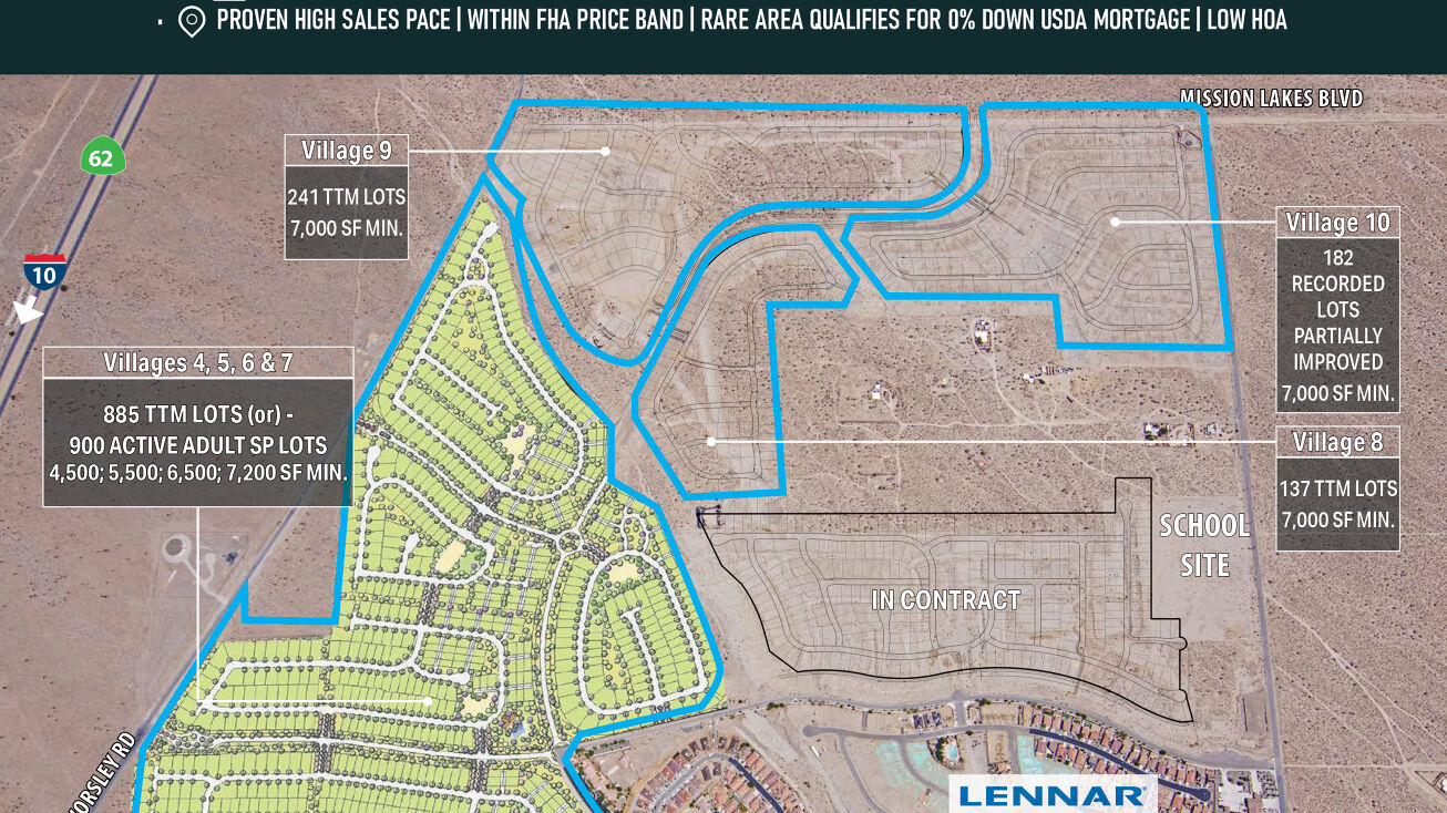 SKYBORNE Dr, Desert Hot Springs, CA 92240 Land for Sale Skyborne MasterPlanned Community