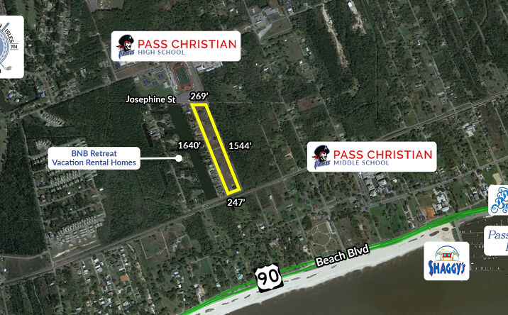 Pictures of Land property located at 601 Josephine St, Pass Christian, MS 39571 for sales - image #1