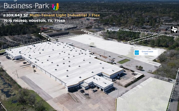 Pictures of Industrial, Mixed Use, Retail, Self Storage property located at 7075 Farm to Market 1960 Rd W, Houston, TX 77069 for sales - image #1