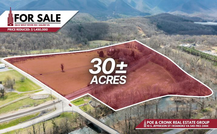 Pictures of Land property located at 5832 W River Rd, Salem, VA 24153 for sales - image #1