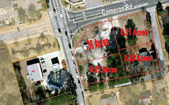 Pictures of Land property located at 5119 Cameron Rd & 4020 Stone St, Hope Mills, NC 28348 for sales - image #1