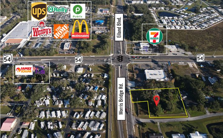 Pictures of Land property located at 4142 Morris Bridge Rd, Wesley Chapel, FL 33543 for sales - image #1