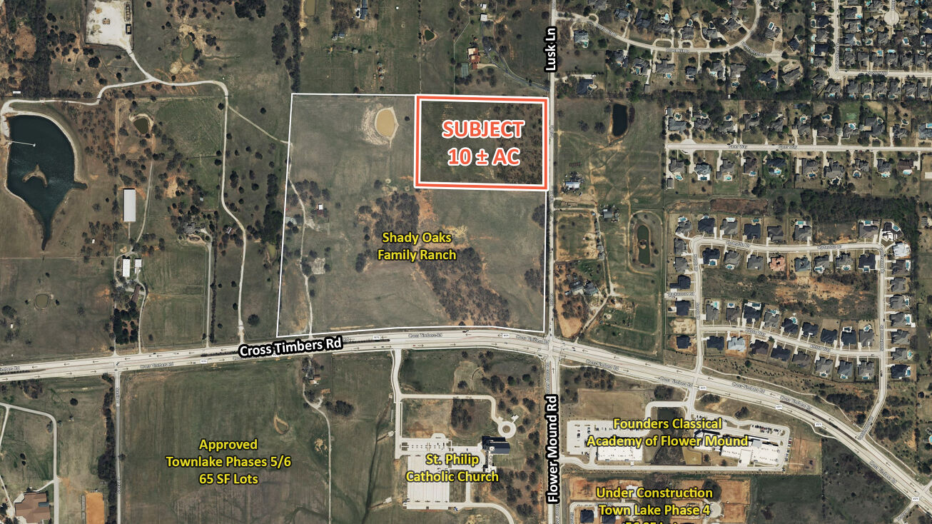 NWQ Lusk Lane & Cross Timbers, Flower Mound, TX 75022 Land for Sale