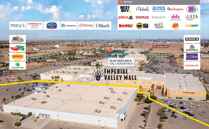 Mall Directory  Imperial Valley Mall