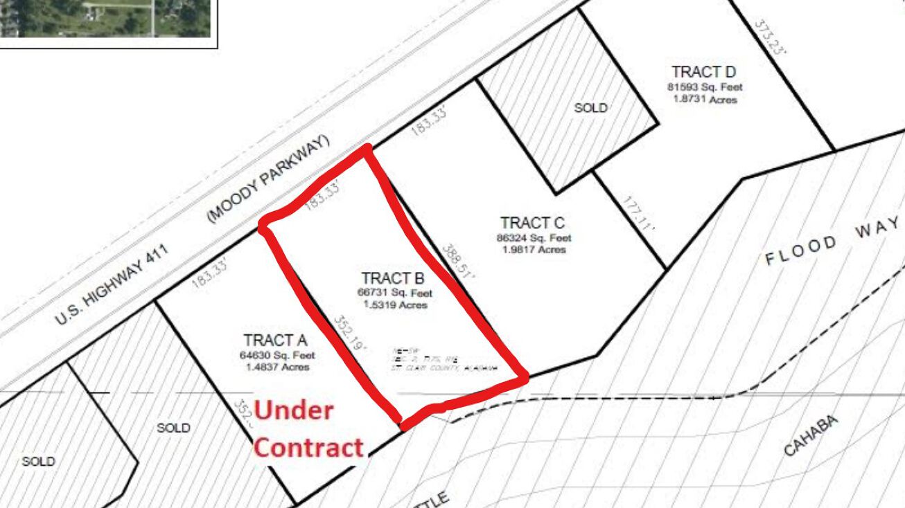 Moody Pkwy, Moody, AL 35004 Land for Sale Moody Pkwy Tract B