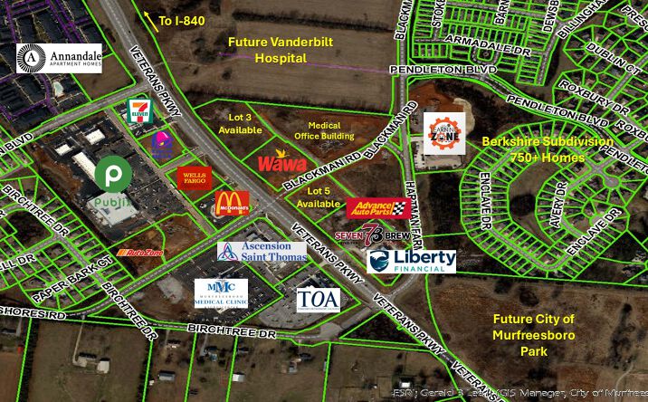 Pictures of Land property located at Shores Rd, Murfreesboro, TN 37128 for sales - image #1