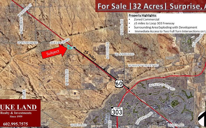 Industrial Land for Sale in Surprise, AZ | Crexi