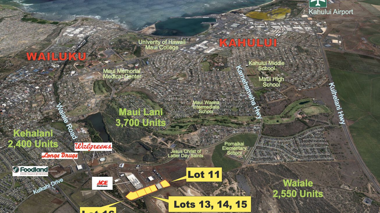 Lots 11, 1316 Maui Lani Village Center, Wailuku, HI 96793 Land for