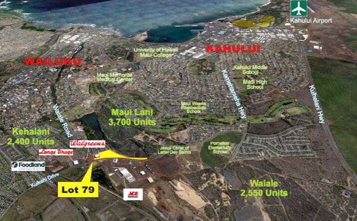 Pictures of Land property located at Maui Lani Village Center, Kahului, HI 96732 for sales - image #1