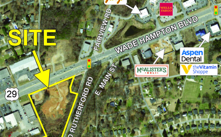 Pictures of Land property located at 5208 Wade Hampton Blvd, Taylors, SC 29687 for sales - image #1