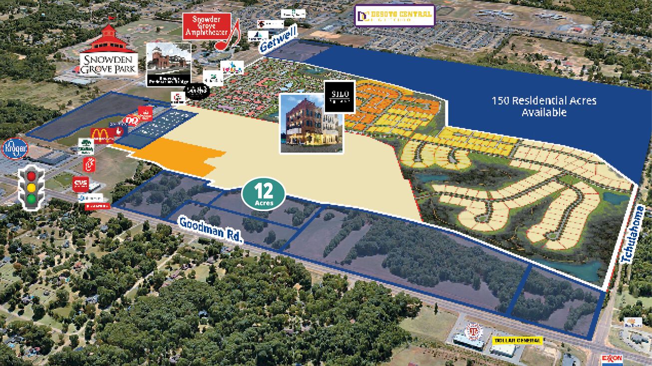 Goodman Rd, Southaven, MS 38672 Land for Sale 12 Beautiful Acres