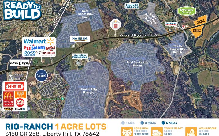 Pictures of Land property located at Co Rd 258, Liberty Hill, TX 78942 for sales - image #1