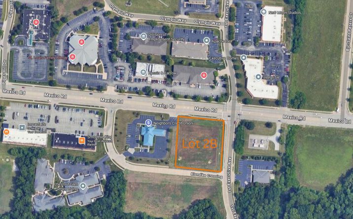Pictures of Land property located at SW Quadrant Mexico Rd . & First Executive Ave, St. Peters, MO 63376 for sales - image #1