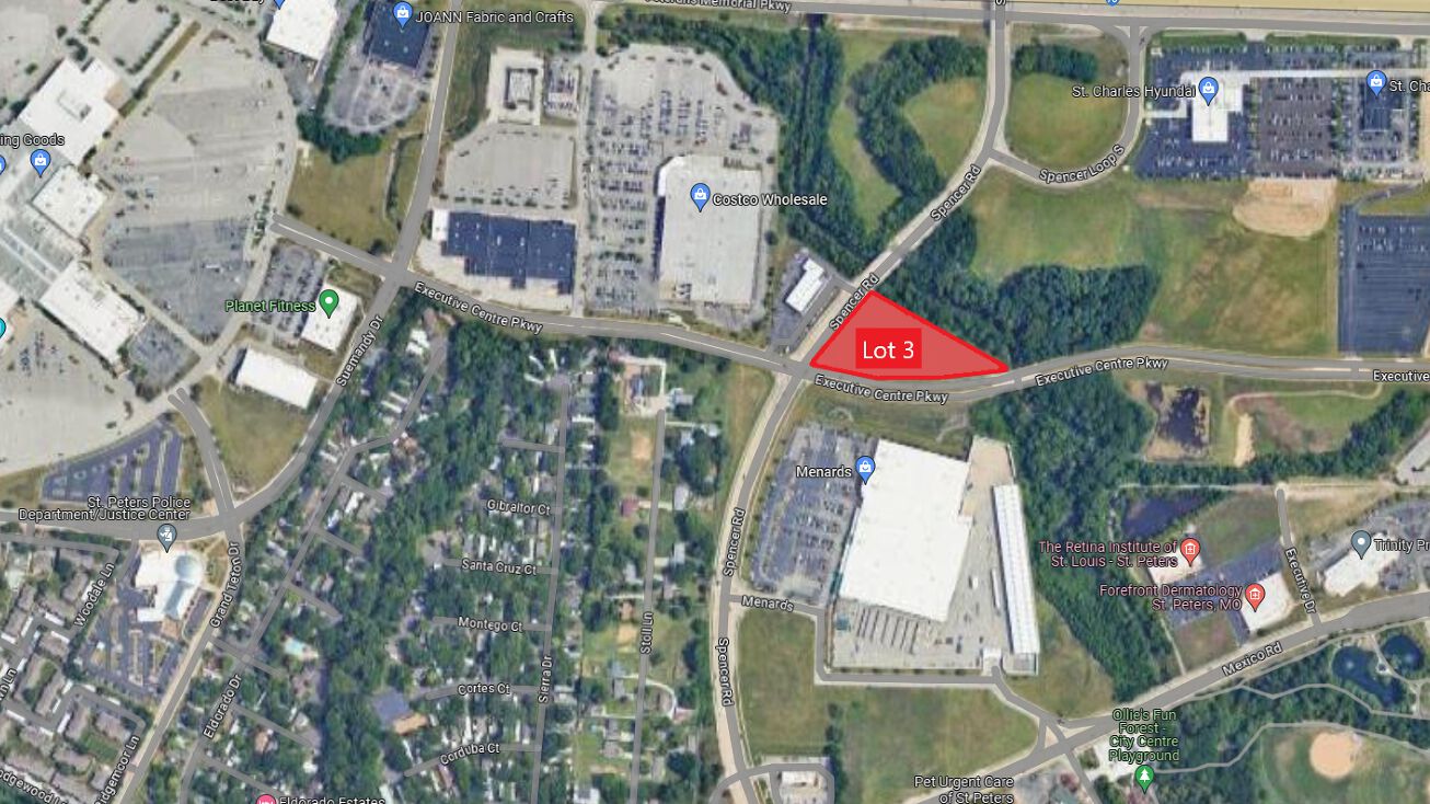 Pictures of Land property located at NE Quadrant Spencer Rd & Executive Center Parkway, St. Peters, MO 63376 for sales - image #1