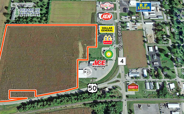 Pictures of Land property located at Old U.S. Hwy 50, Lebanon, IL 62254 for sales - image #1