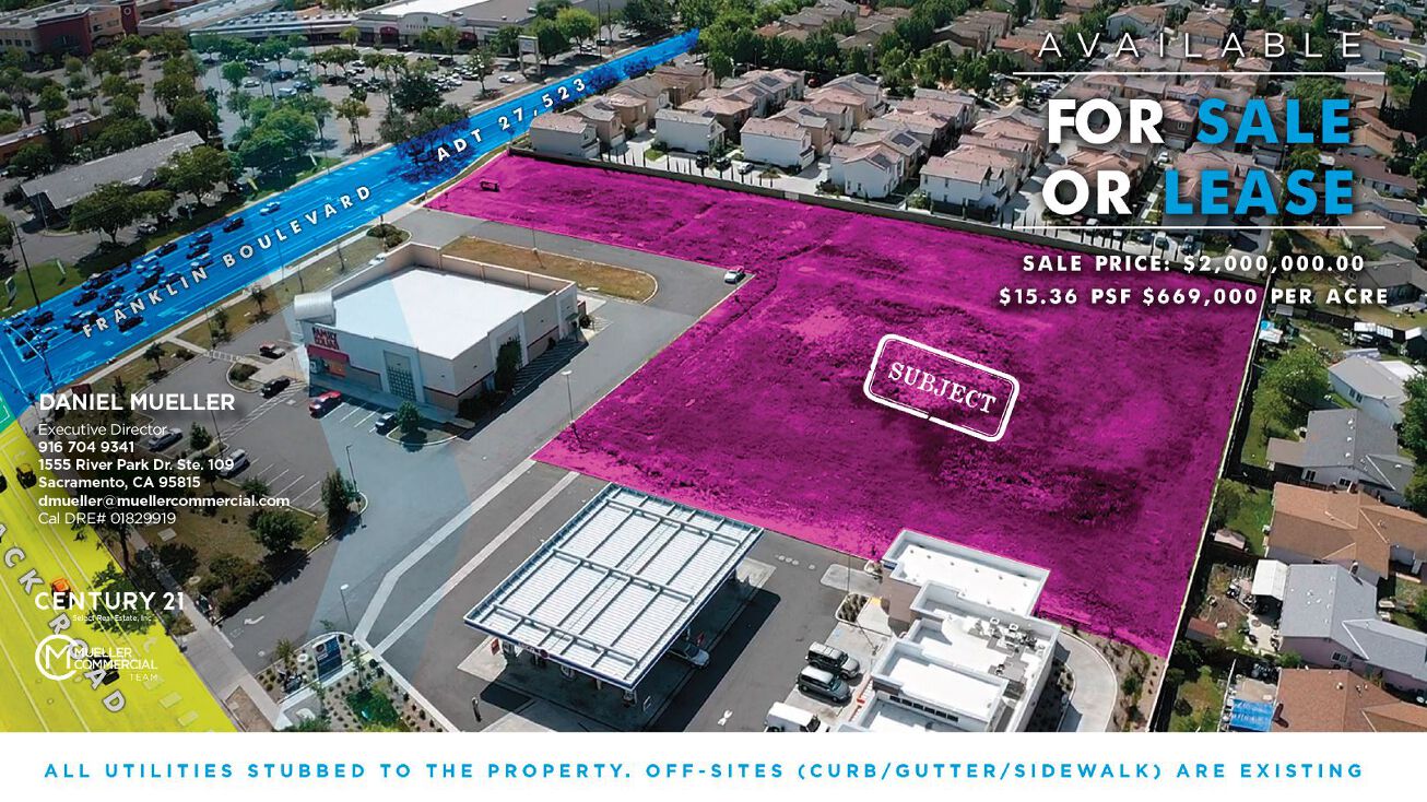 Mack Road and Franklin Boulevard, Sacramento, CA 95823