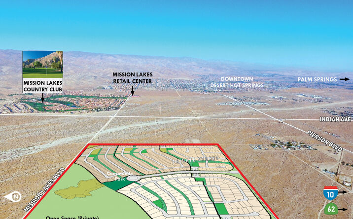 Pictures of Land property located at Mission Lakes Blvd, Desert Hot Springs, CA 92240 for sales - image #1