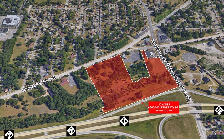 Pictures of Land property located at 560-606 University Drive, Pontiac, MI 48342 for sales - image #1