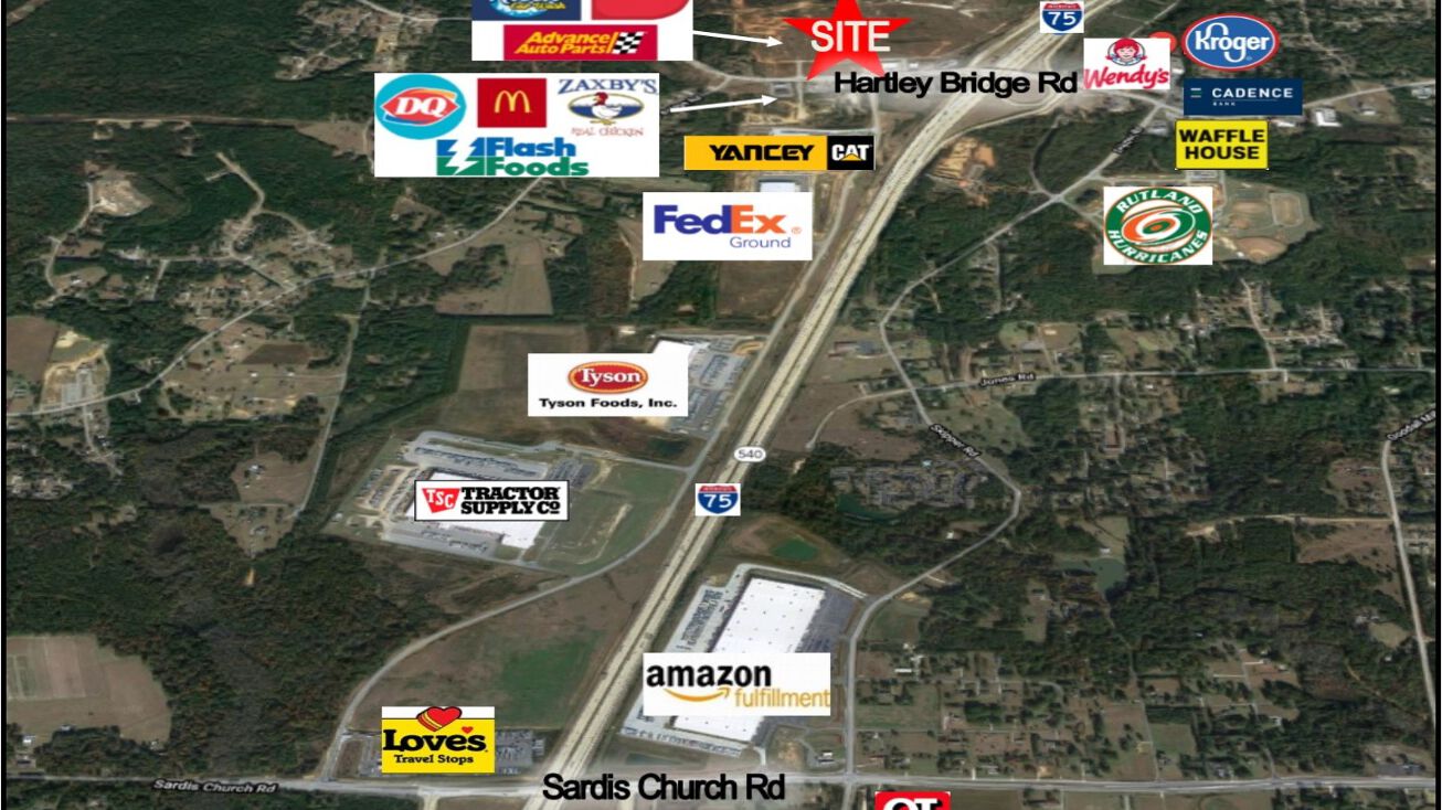 4617 Hartley Bridge Rd, Macon, GA 31216 Land for Sale Commercial