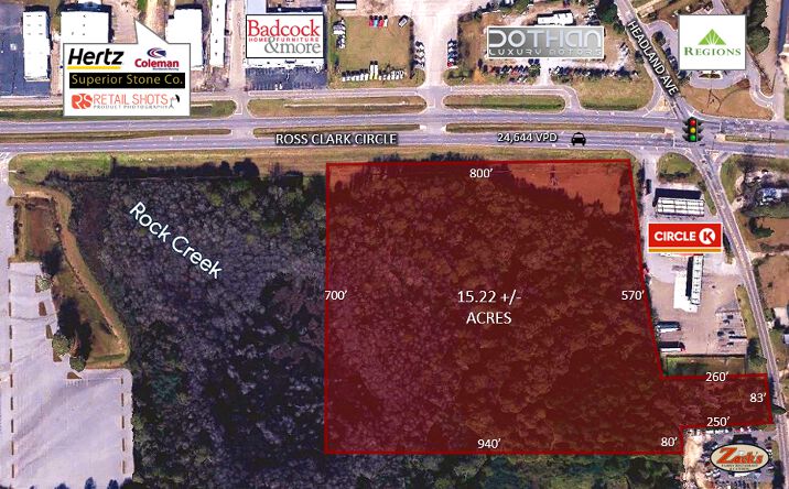 Pictures of Land property located at 4186 Ross Clark Cir, Dothan, AL 36303 for sales - image #1