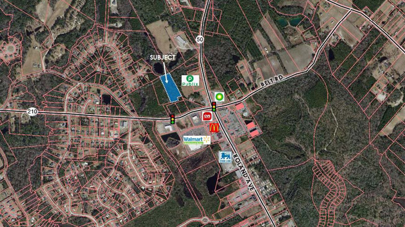 Hwy 210 & Hwy 50, Hampstead, NC 28443 Land for Sale +/ 2.918 Acres