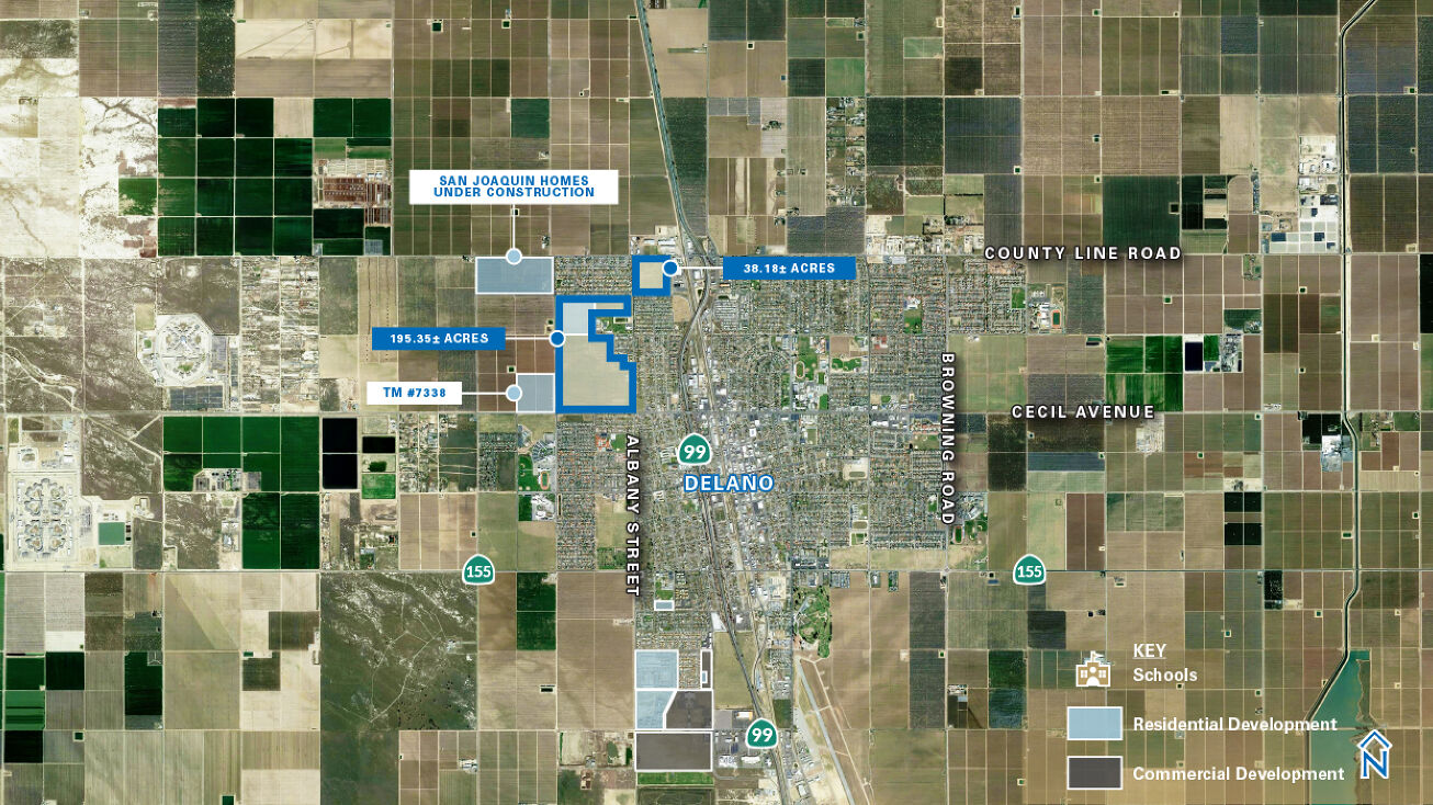 NEC of County Line Road & Albany Street, Delano, CA 93215