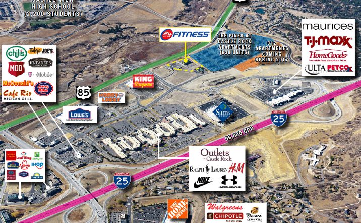 Pictures of Retail property located at 6013 Castle Rock Parkway, Castle Rock, CO 80108 for comps - image #1