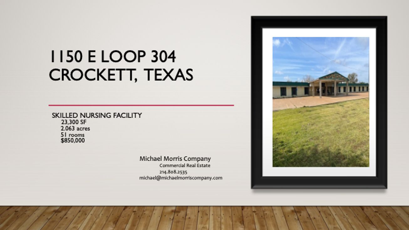 TX304 Loop, Crockett, TX 75835 Senior Living Property for Sale