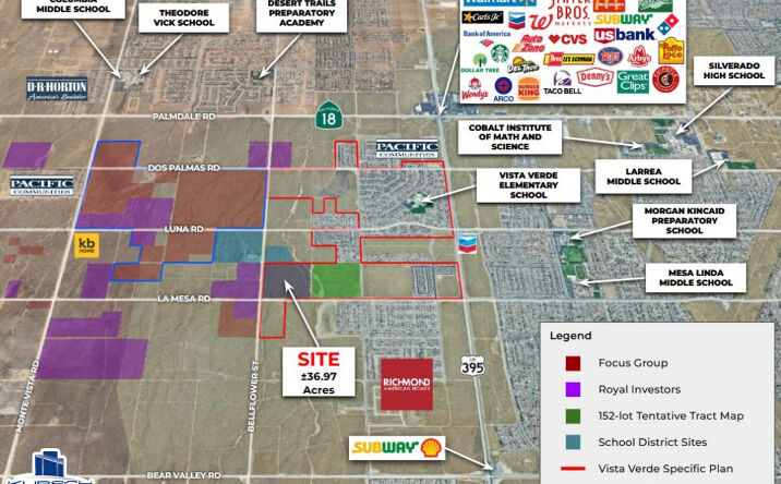 Pictures of Land property located at La Mesa, Victorville, CA 92392 for sales - image #1