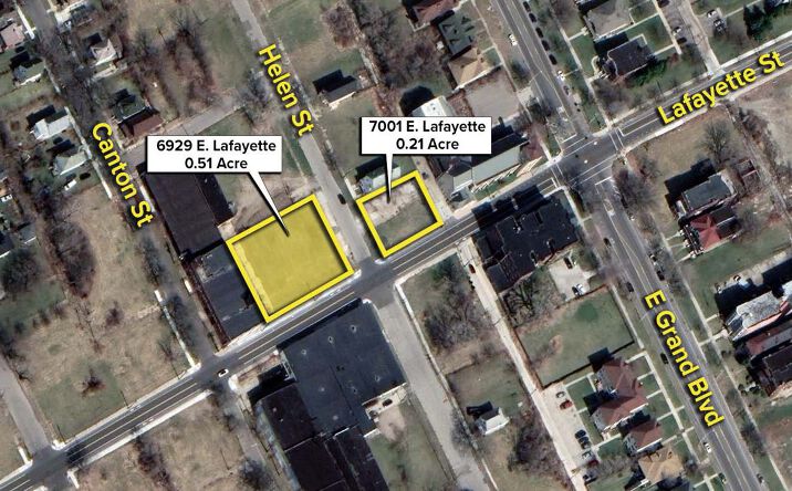 Pictures of Land property located at 6929 E Lafayette St, Detroit, MI 48207 for sales - image #1