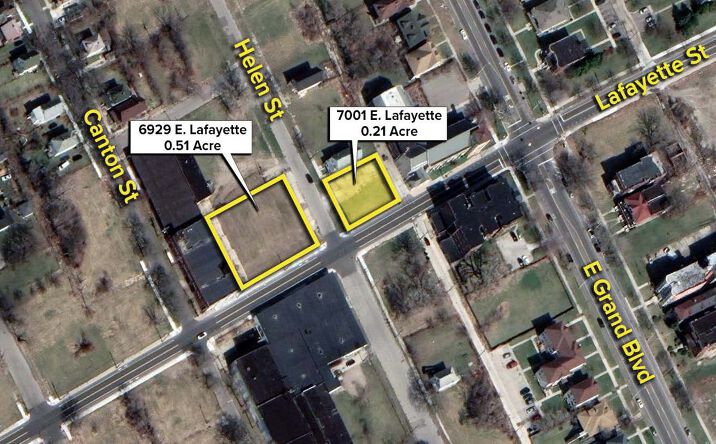 Pictures of Land property located at 7001 E Lafayette St, Detroit, MI 48207 for sales - image #1
