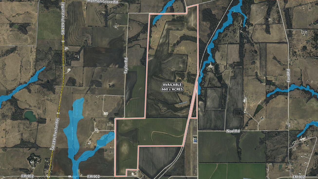 Dorchester Rd, Dorchester, TX 75459 Land for Sale 660± Acres of Land