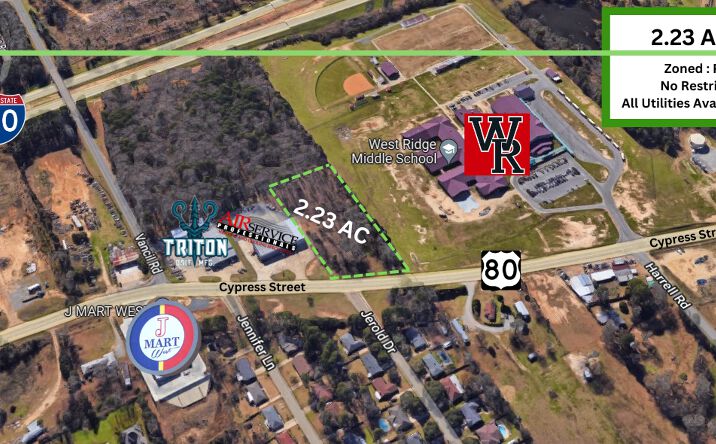 Pictures of Land property located at 0 Cypress Street, West Monroe, LA 71291 for sales - image #1