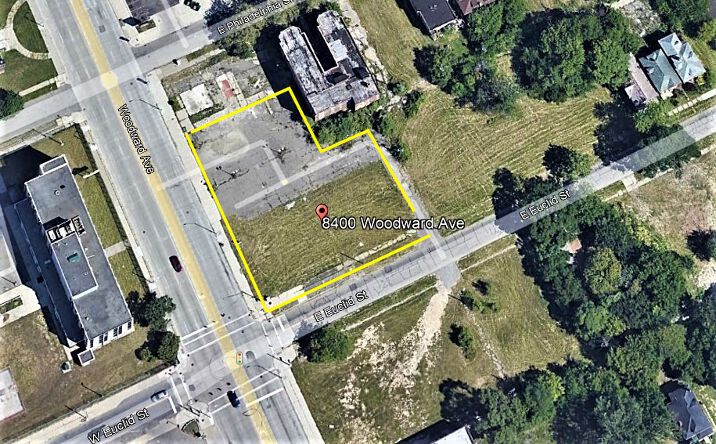 Pictures of Land property located at 8400 Woodward Ave, Detroit, MI 48202 for sales - image #1