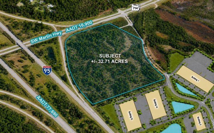 Pictures of Land property located at SW Martin Highway & I-95, Palm City, FL 34990 for sales - image #1