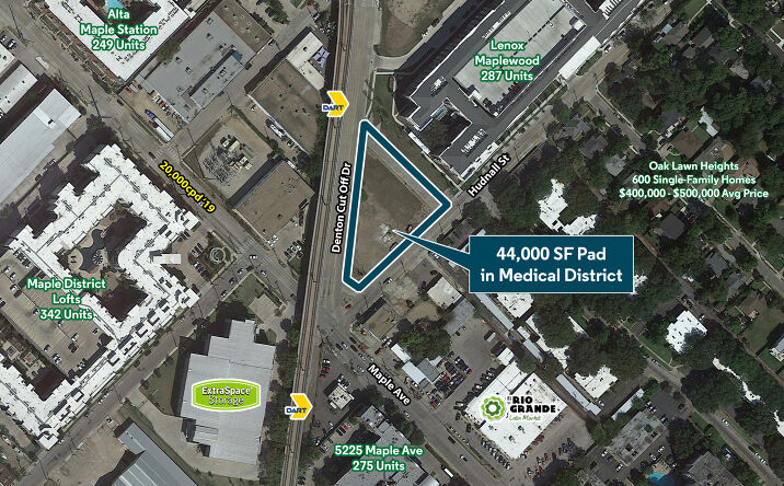 Pictures of Land property located at 5404 Denton Dr Cut Off, Dallas, TX 75235 for sales - image #1