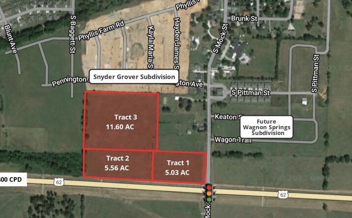 Pictures of Land property located at Tract 1 Hwy 62 & S Mock St, Prairie Grove, AR 72753 for sales - image #1