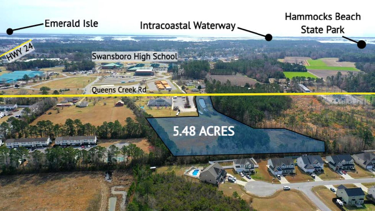 168 Queens Creek Rd, Swansboro, NC 28584 Land for Sale Swansboro