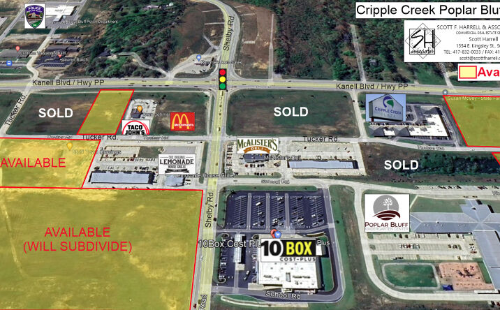 Pictures of Land property located at Kanell Blvd & Shelby Road, Poplar Bluff Township, MO 63901 for sales - image #1