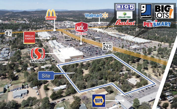 Pictures of Land property located at 413 & 509 E Granite Dells Rd, Payson, AZ 85541 for sales - image #1