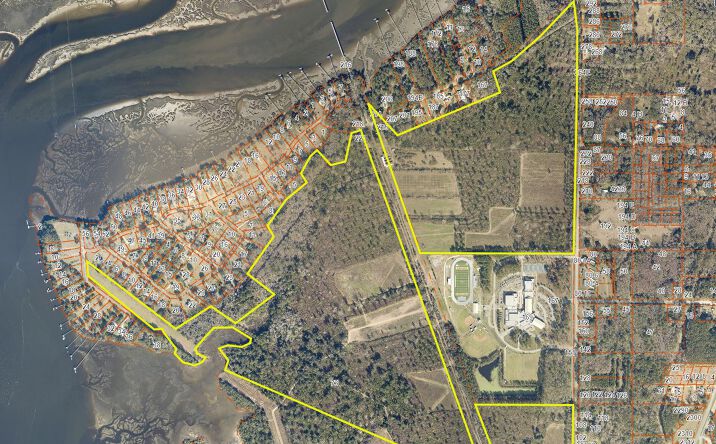 Pictures of Land property located at 214 Seabrook Rd, Seabrook, SC 29940 for sales - image #1