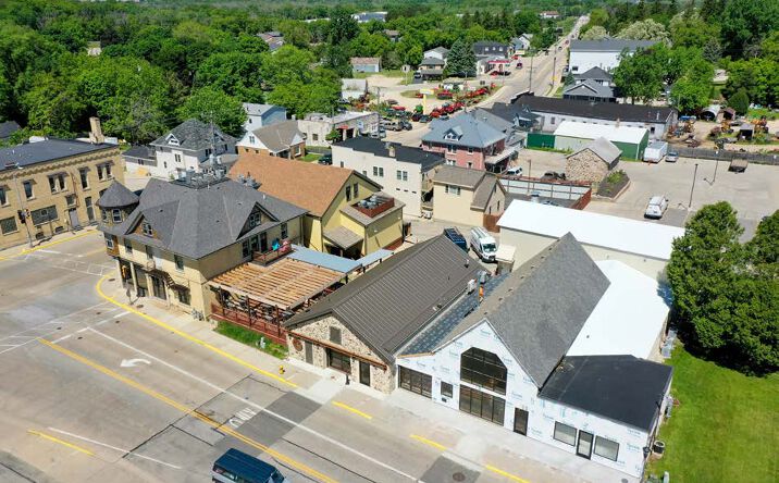 Pictures of Multifamily, Retail property located at 100 W Washington St, Slinger, WI 53086 for sales - image #1