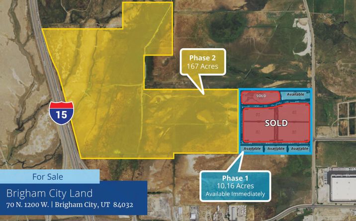Pictures of Land property located at 70 N 1200 W, Brigham City, UT 84302 for sales - image #1