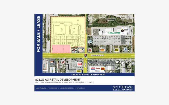 Pictures of Land property located at SR 52 & US HIGHWAY 19, PORT RICHEY, FL 34668, Bayonet Point, FL 34668 for sales - image #1